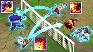 LEAGUE OF PING-PONG MONTAGE - Chaining Unlimited Knockups
