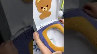 Stay Warm Winter Ready Toilet Seat Cover!