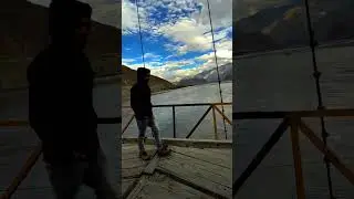 pakistan longest wooden suspension bridge / world most beautiful place / skardu valley /Indus river