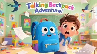 &ldquo;The Talking Backpack Adventure 🎒✨ | Funny Kids Story with Moral Lesson&rdquo;