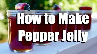 How to Make Pepper Jelly - Low Sugar - Without Any Special Canning Equipment
