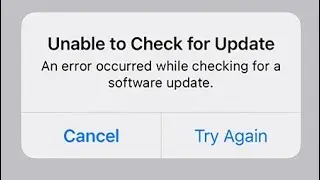 iOS 17: Unable to Check for Update on iPhone An error occurred While Checking for  software update