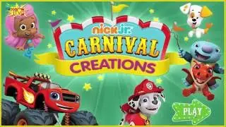 Paw Patrol Games /w Paw Patrol Marshall # Nick Jr. Carnival Creations Full Episodes