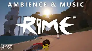 ⁴ᴷ⁶⁰ RiME - Music & Ambience - Beach (Birds, Seagulls, Waves, Wind, Breeze, Water)