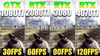 STALKER 2 ТЕСТ НА ОПТИМИЗАЦИЮ / ТЕСТ СТАЛКЕР 2 НА СРЕДНИХ И МОЩНЫХ ВИДЕОКАРТАХ