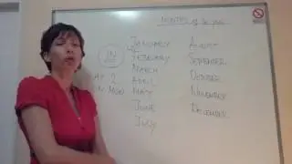 Lekcija 012 - Months Of The Year - Kurs engleskog jezika