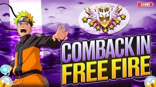COMEBACK IN FREE FIRE LIVE RANK PUSH || #freefire #freefirelive