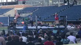 GFW IMPACT Wrestling: Anthony Bowens, Dan Maff, Pat Buck vs The Heavenly Bodies (FAN CAM)