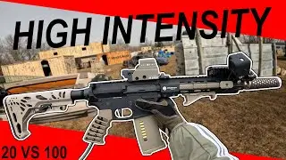 20 vs 100 High Intensity Airsoft : Twin Cities Airsoft March 2024