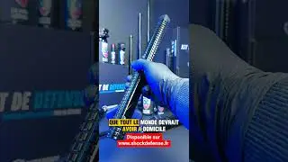 Tu dois absolument conna&icirc;tre cette arme d'auto-d&eacute;fense | Matraque Taser TITAN 10 millions de volts⚡️