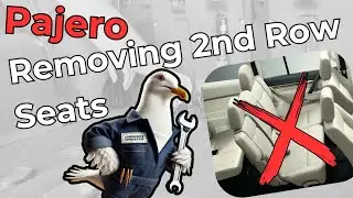 How to remove 2nd row seats - Montero, Pajero, Shogun with one special tool!