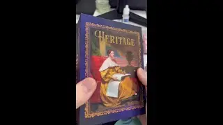 Sample of Heritage Tarot cards from the printing house