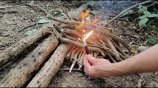 How to start a fire using a Sharpie marker