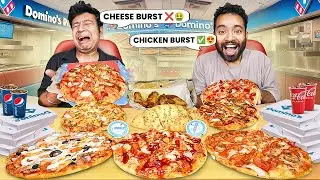 We Finally Tried DOMINOS Newly Launched CHICKEN BURST SEGEMNT and??🤮😨
