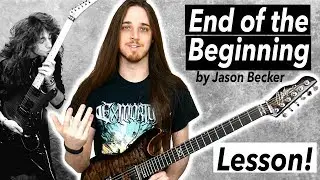 Как играть соло Джейсона Беккера &laquo;End Of The Beginning&raquo;