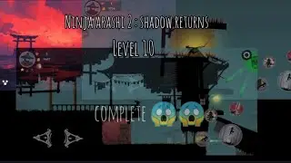 Hard ninja arashi 2 shadow returns complete 😱 level 10 #longvideo #gaming #popular 