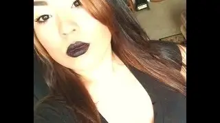 HAUTECORE MAC Black Matte Lipstick: первое впечатление