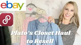 Plato&rsquo;s Closet Haul to Resell on Poshmark and EBay | Work from Home | BOLO Brands and Styles