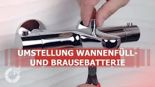 Hansa: Hansaunita Umstellung Wannenf&uuml;ll- und Brausebatterie | SHK-TV Montage