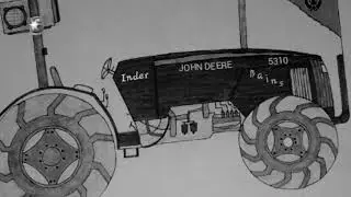 Most beautiful drawing of tractor