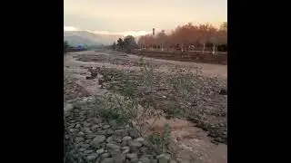 R&iacute;o Mapocho en Vitacura el S&aacute;bado 24 de Junio de 2023.