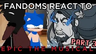 Fandoms React to Eachother | Odysseus | Epic The Musical | Part 3 | Gacha Club | 2X SPEED