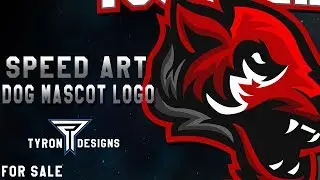 dog mascot logo | esport logo| sport logo