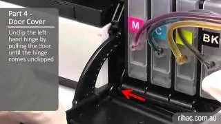 Rihac Inklink Brother LC233 Part 4 - Adjusting the Door Cover