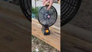Portable lithium battery fan. Lithium battery fan Household External equipment Electric fan