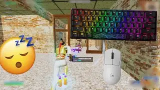 HyperX Alloy Origins 60 Aqua Switches ASMR Chill 😴 Tilted Zone Wars Satisfying Fortnite GamePlay!