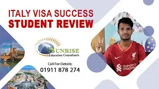 Italy Visa Success Student Review | Top agency in Bangladesh | Study abroad 2025 | Sunrise Education