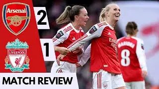 Stina Blackstenius wins it for Arsenal!! Arsenal 2 - 1 Liverpool Match Review