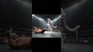 UFC रिंग में बिल्ली और चूहे की महालड़ाई! कौन जीतेगा यह ज़बरदस्त मुकाबला? 😼🥊🐭बिल्लीबनामचूहा #UFCL #mu