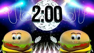 🕺 Обратный отсчёт Funky Fuse от Burger Disco Man | Таймер на 2 минуты
