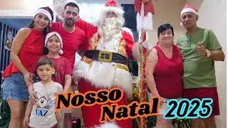 Nosso Natal 2025: Surpresa do Papai Noel pro Léo e Nico.