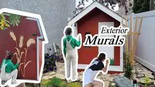 My First Exterior Murals | Mural Artist