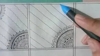 Mehandi Shape Filling #mehandi #heena #art 