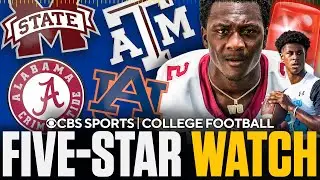 College Football Recruiting Intel: Texas A&M Battles Auburn for 5⭐️ | Alabama Target Elijah Haven