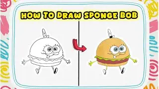 How to Draw SpongeBob SquarePants &ndash; Classic Cartoon Character Art