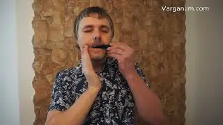 Khakas jaw harp (temir-komus) Wolf Fang, key C#2, Fast composition.