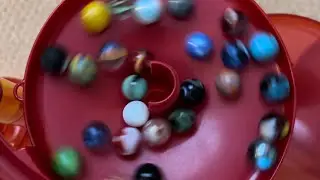 Custom made marble run funnel