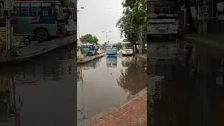 moga bus turminal rain