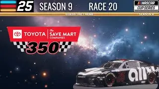 NASCAR 25 | Career | Cup Series | Season 4 | Race 20 | Sonoma