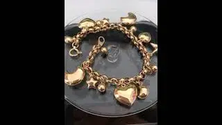 K18 japan gold bracelet #09