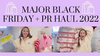 HUGE BLACK FRIDAY + PR HAUL 2022 | target, h&m, romwe, & more!!