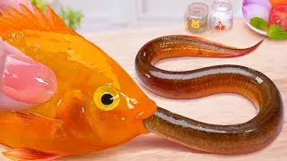 Delicious Miniature Cooking: The Ultimate Cheetos Fried Fish Recipe 🐟❤️