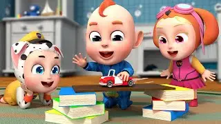 Baby Construction Workers | London Bridge Song | Rosoo Kindergarten Nursery Rhymes & Kids Songs