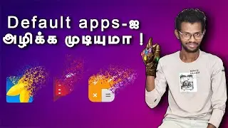 How to Uninstall or Delete Default apps on android in Tamil | Without Root | Tech Picture