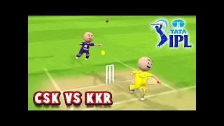 3D ANIM COMEDY - CRICKET IPL CSK VS KKR || IPL 2022