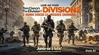 LIVE AO VIVO Tom Clancy's The Division 2 VAMOS VENSER AS MISSAOES ENEMIGOS